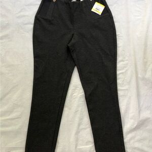 NWT Anne Klein Dark Grey Slim Ankle Pant Size M